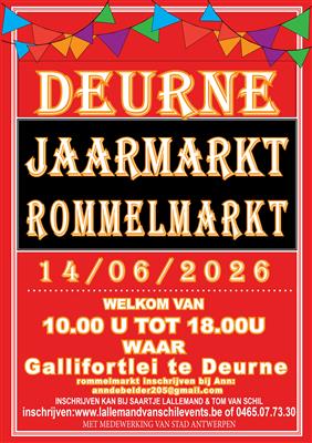 Jaarmarkt en rommelmarkt Gallifortlei