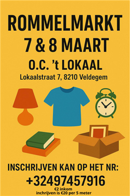 3de BinnenRommelmark Veldegem